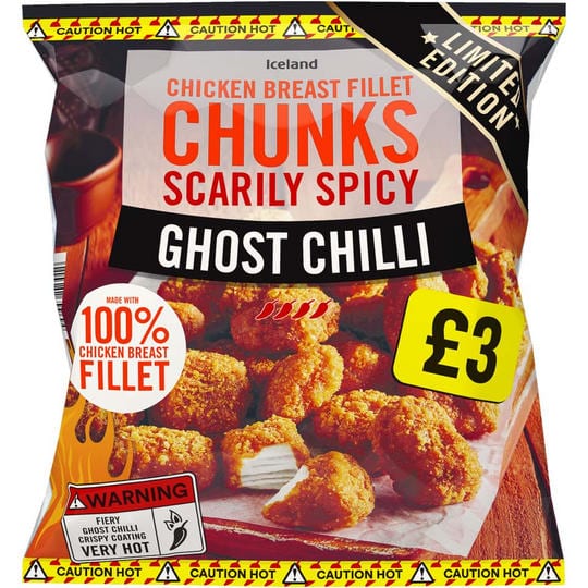 Spicy Ghost Chilli Chicken Breast Fillet Chunks